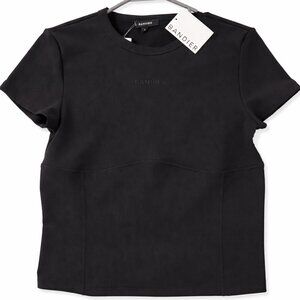 Bandier Apertif Sport Rib Tee Black Size M Athleisure Top